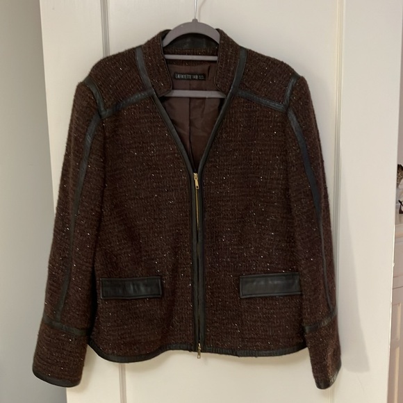 Extraordinary Lafayette 148 Tweed Jacket size 16/XL - Picture 6 of 12